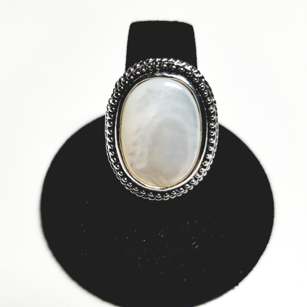 🍎SIMULATED OPAL STATEMENT RING